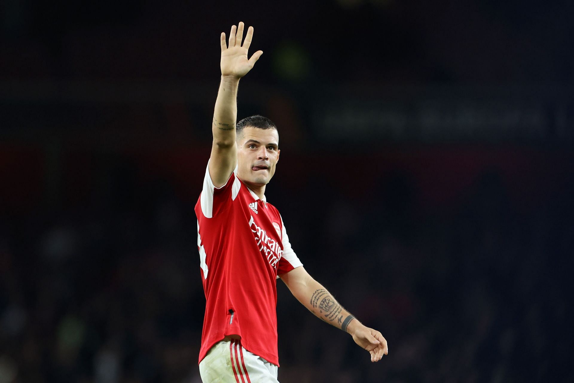 Granit Xhaka is a vital cog in Mikel Arteta's midfield.